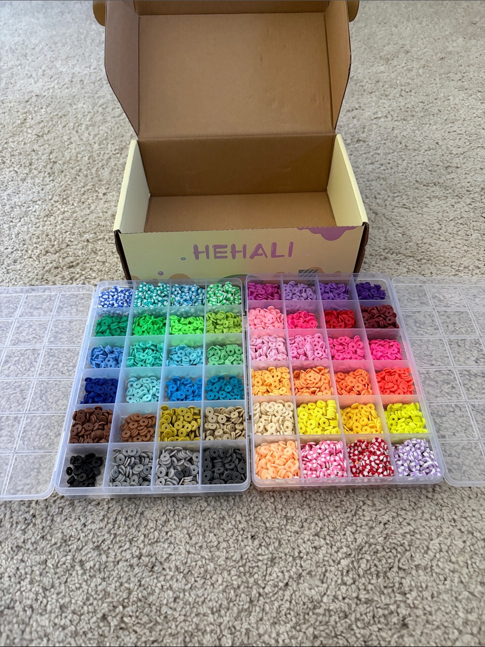 Clay bead kit - Assorted Colors